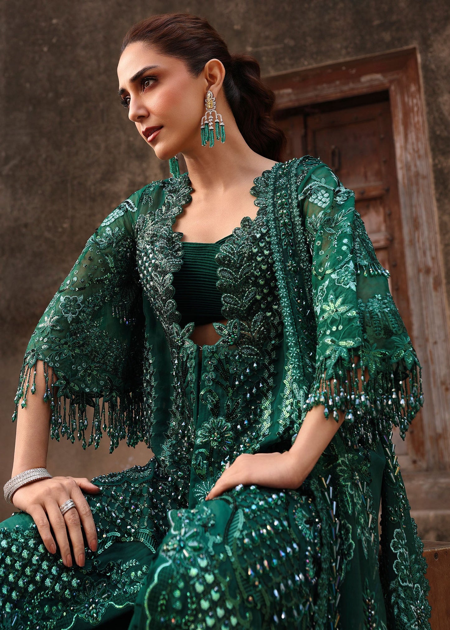 Crimson ZAMARD Jhilmil Wedding Unstitched '26 Pakistani designer outfit look 10