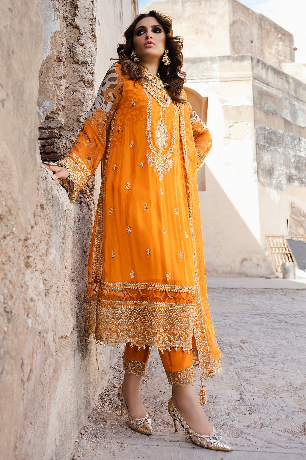 Embroidered Chiffon VSL5-14