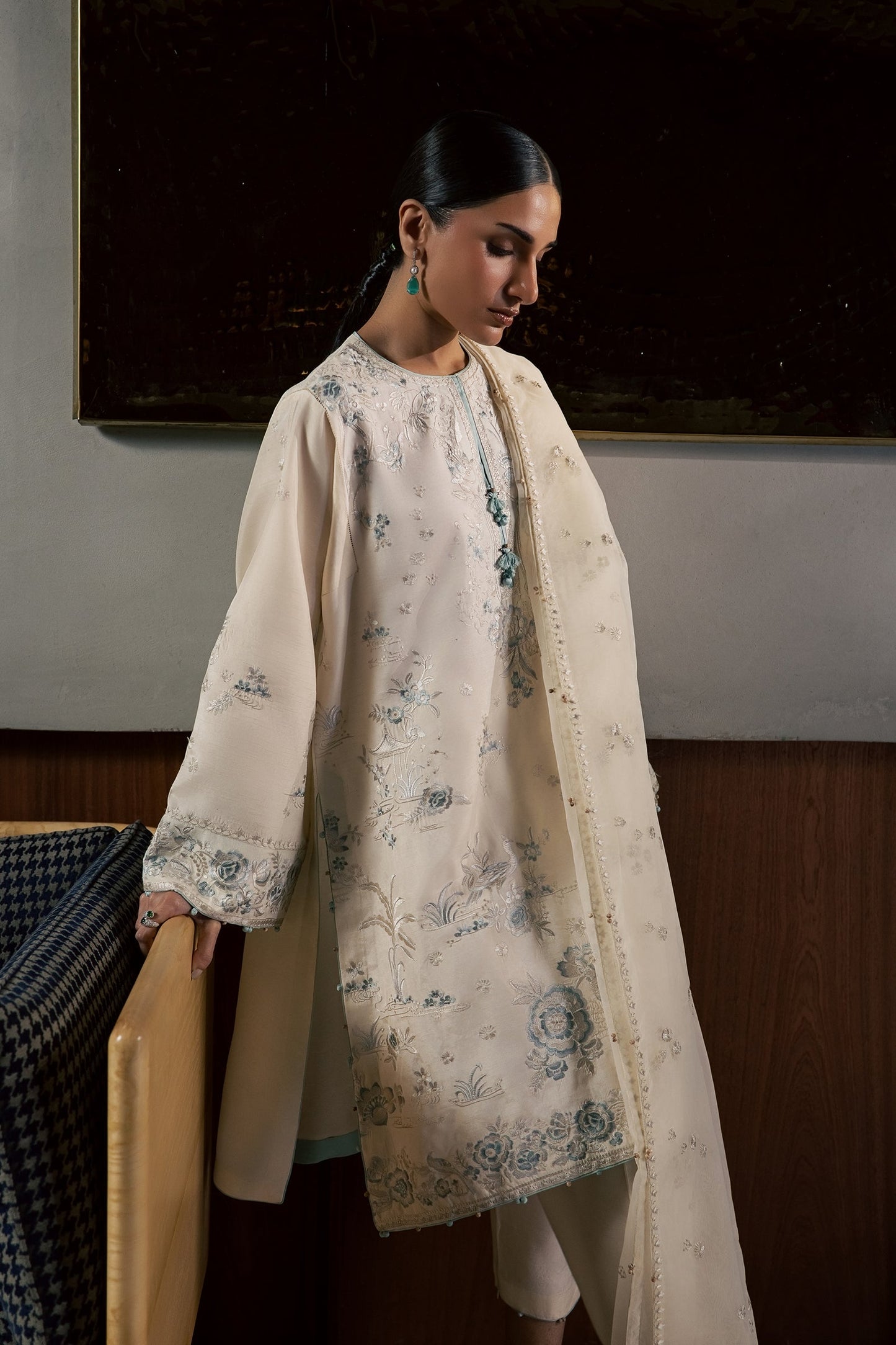 Zaha LUMI (ZRW-21700) Silk Fall '26 Pret stitched Pakistani designer outfit look 5