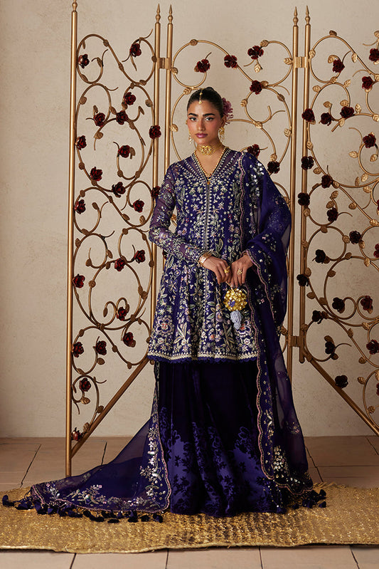 Suffuse Anoush violet Pakistani designer outfit