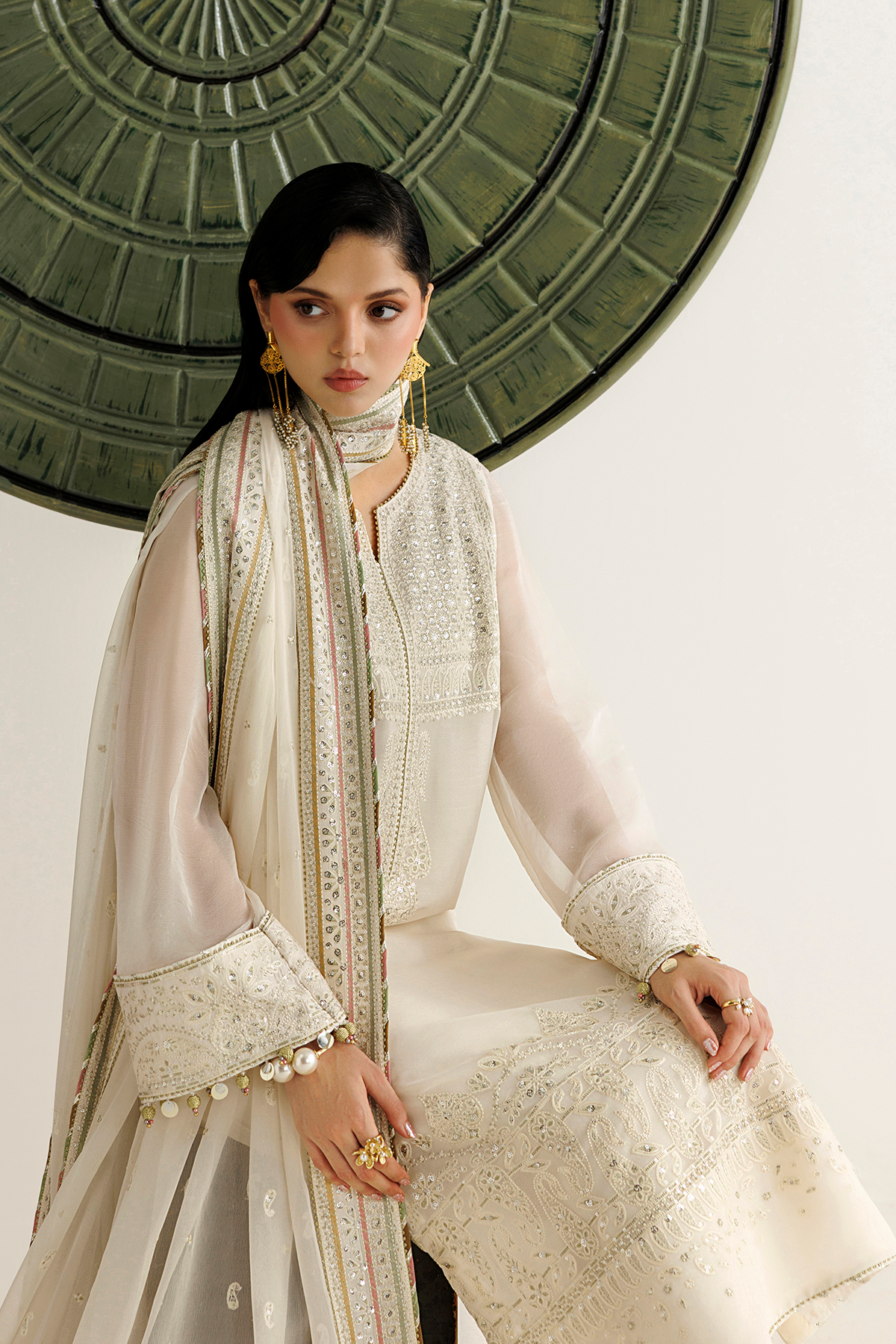 Jazmin EMBROIDERED CHIFFON UC-3135 Mirelle Luxury Formals '26 Pret stitched Pakistani designer outfit look 10