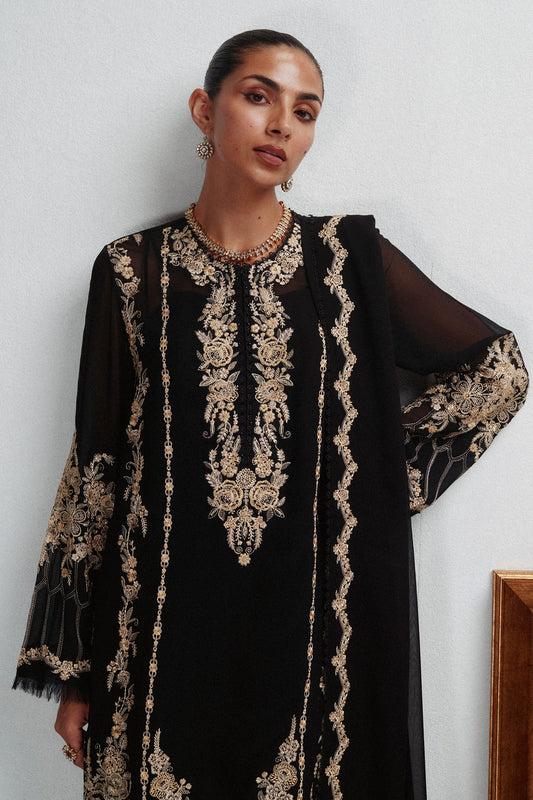 Zara Shahjahan Klimt Winter Festive 2026 Pret stitched Pakistani designer outfit look 2