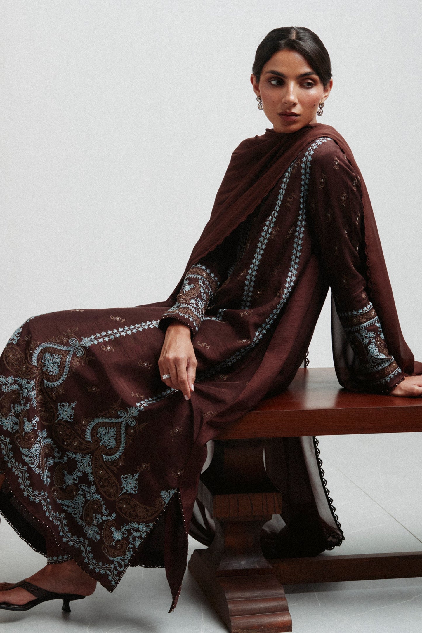 Zara Shahjahan Sienna Winter Festive 2026 Pret stitched Pakistani designer outfit look 5