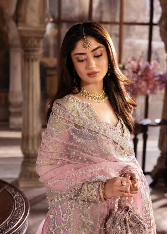 Kanwal Malik Maahi '26 Mehru Bubble Gum Pink festive outfit