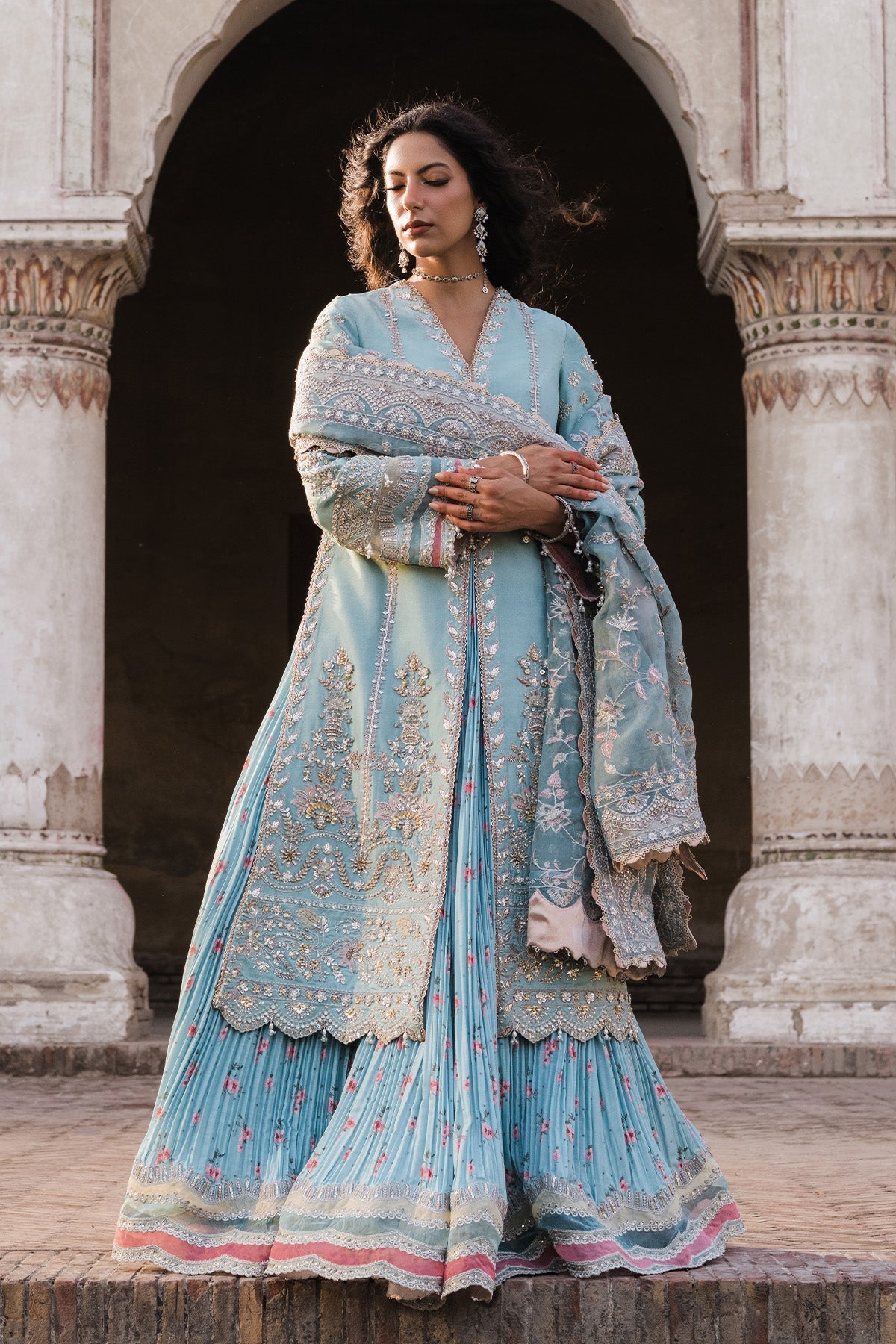 Nyra Sassi Vasl '26 Pret stitched Pakistani designer outfit look 6