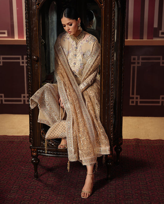 Roheenaz Empress Glow Royale Eternel Chiffon Edit stitched Pakistani designer outfit look 2