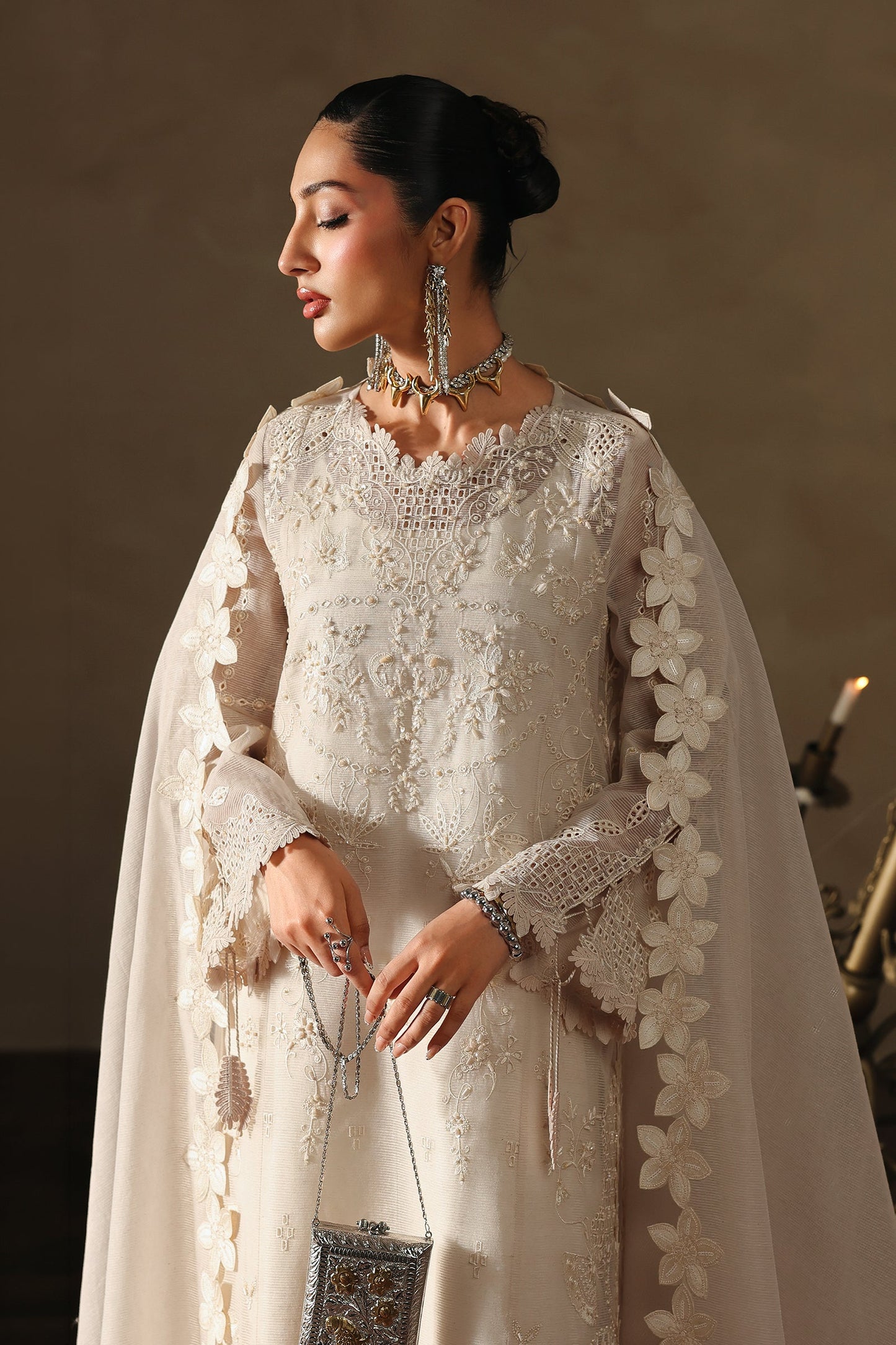 Qalamkar QLP-03 - Mala Luxury Pret '26 Pakistani designer outfit look 13