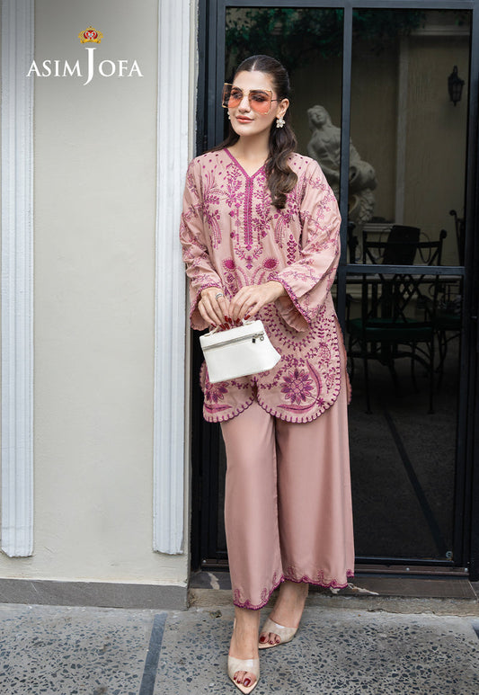 ASIM JOFA - AJLPE-03 EMBROIDERED LAWN STITCHED 2PCS — outfit view 1
