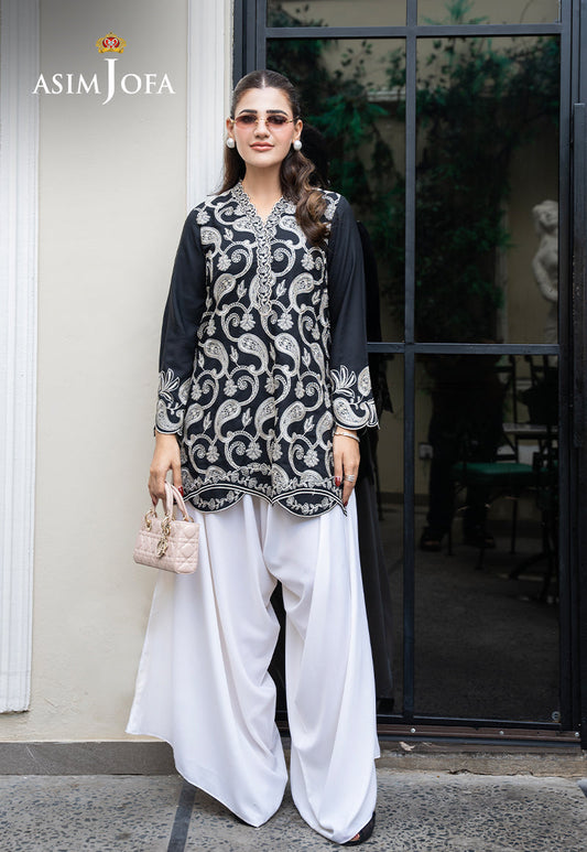 ASIM JOFA - AJLPE-05 EMBROIDERED EXCLUSIVE SILK STITCHED 2PCS — outfit view 1
