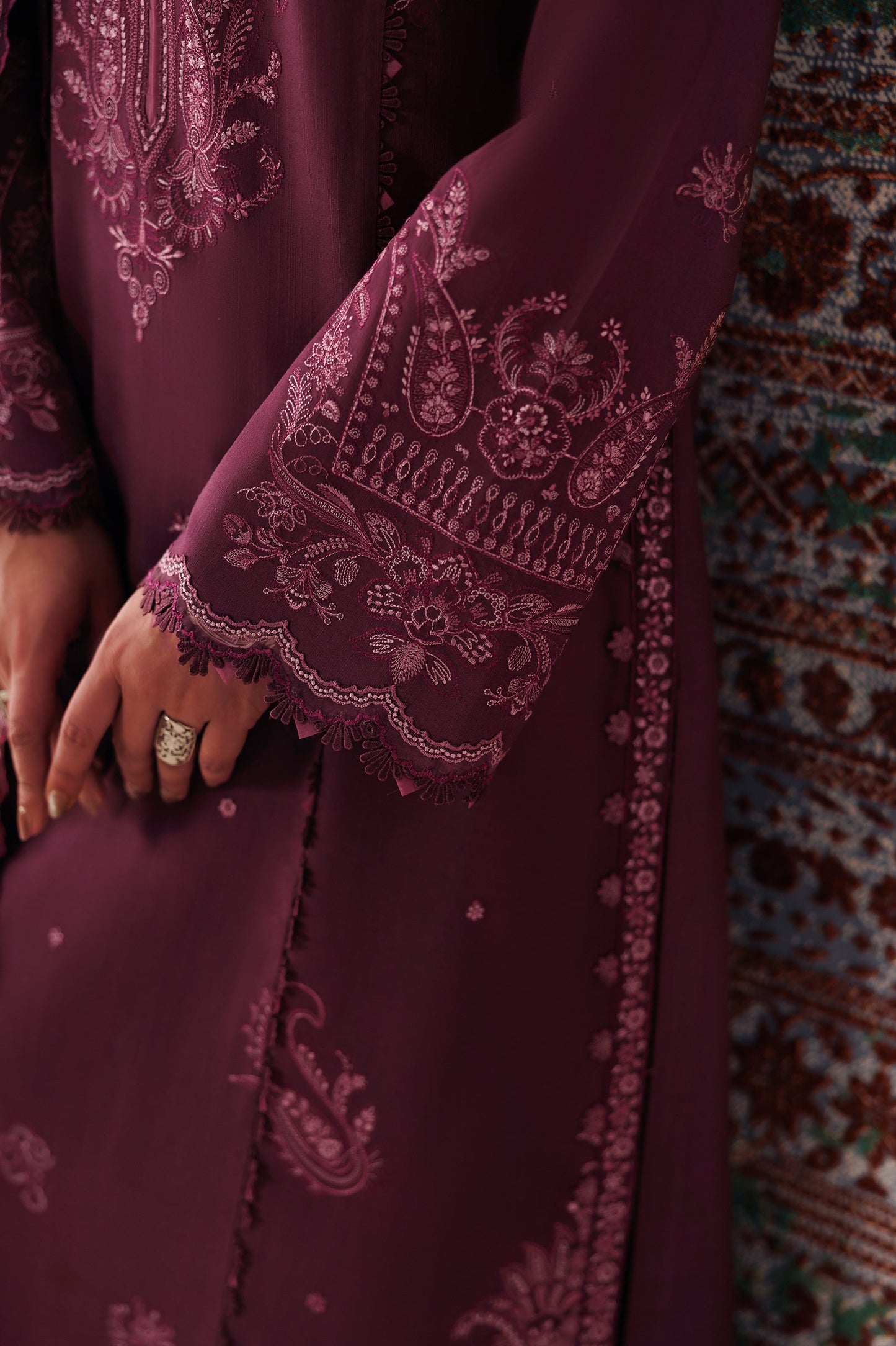 Qalamkar Qlw-14 Farwa Qalamkar | Qline Linen '26 Pret image 8