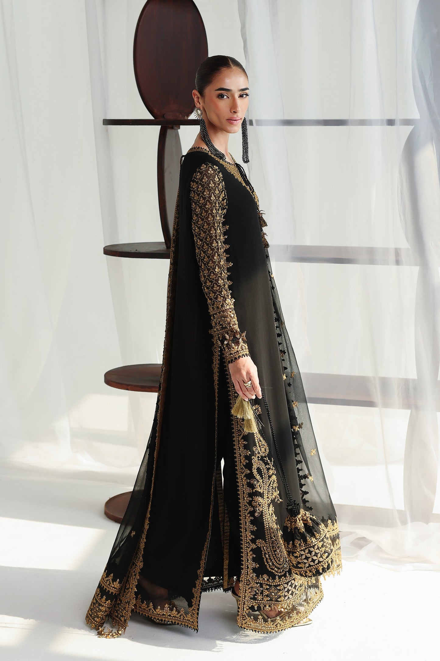 Qalamkar Qcc-06 Waliya Qalamkar | Chiffon '26 Pret image 13