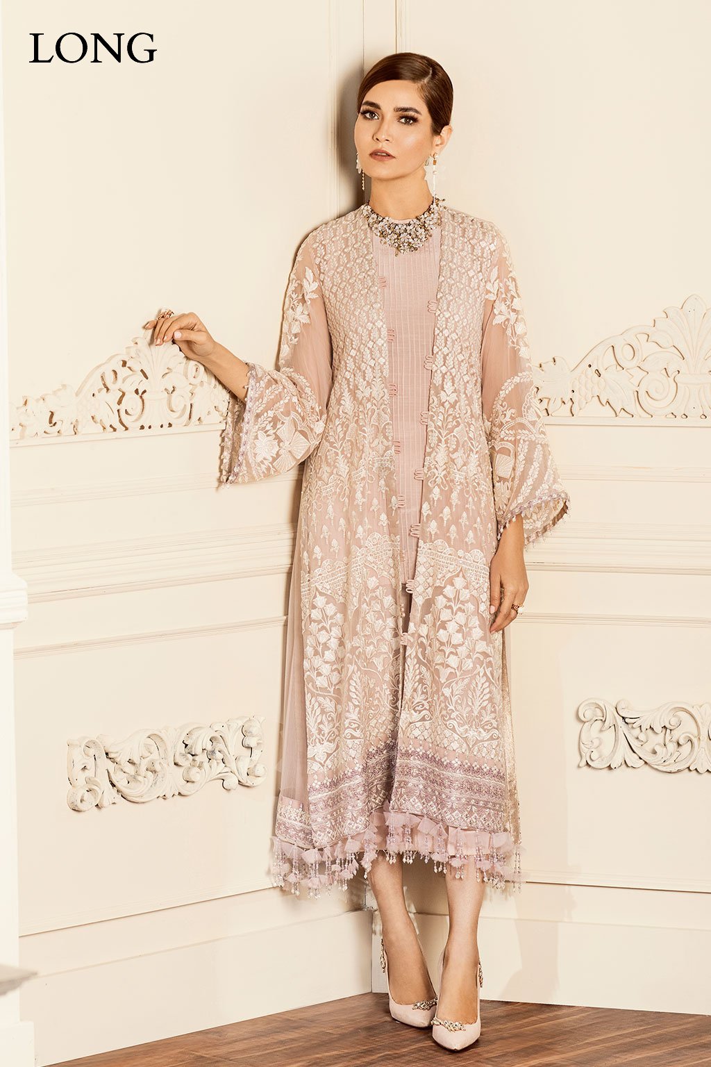 EMBROIDERED CHIFFON-CH509
