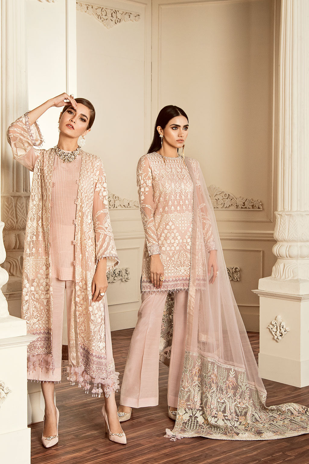 EMBROIDERED CHIFFON-CH509