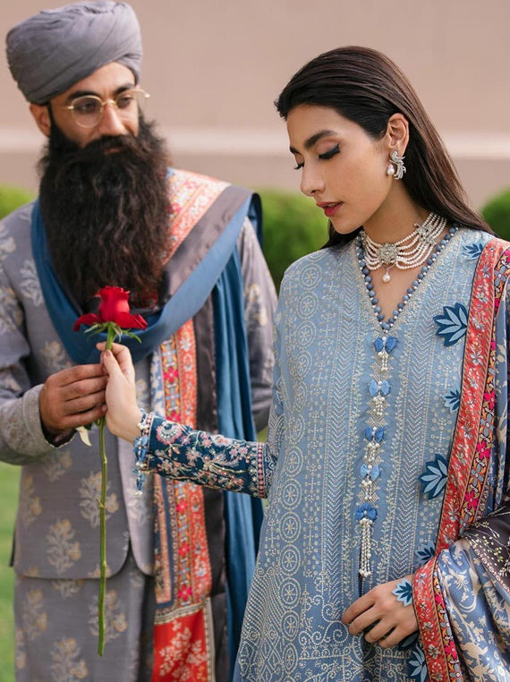 Sana Safinaz Winter Luxury Collection 2022 (4A)