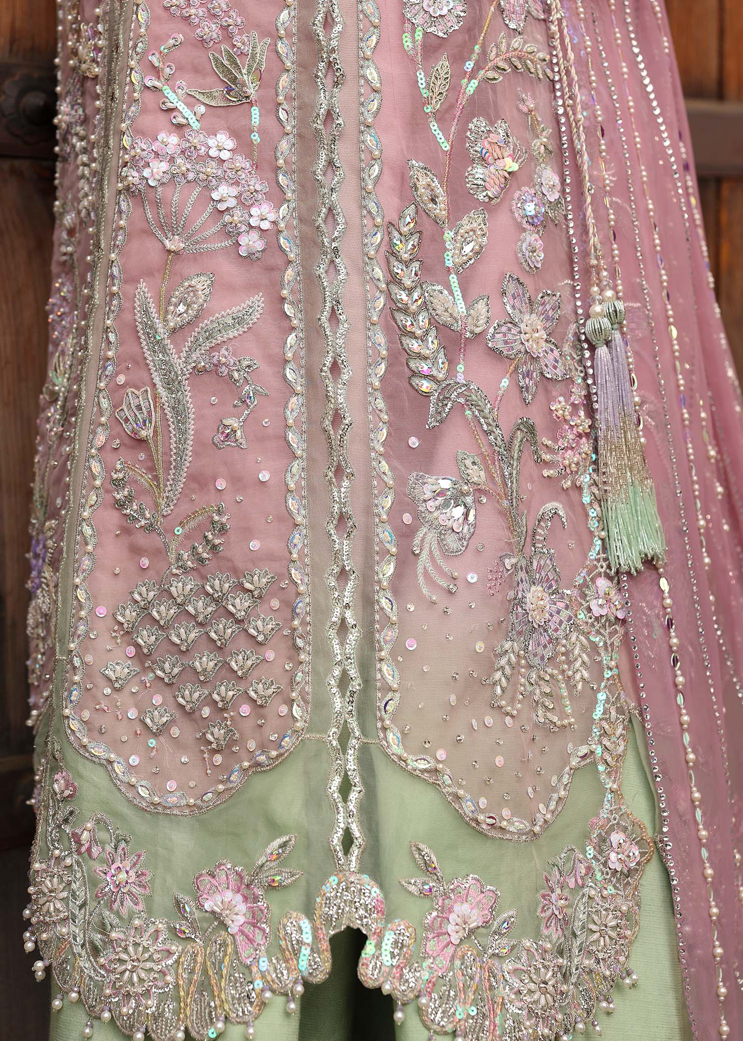 Crimson TILSAM Jhilmil Wedding stitched '26 stitched Pakistani designer outfit look 6