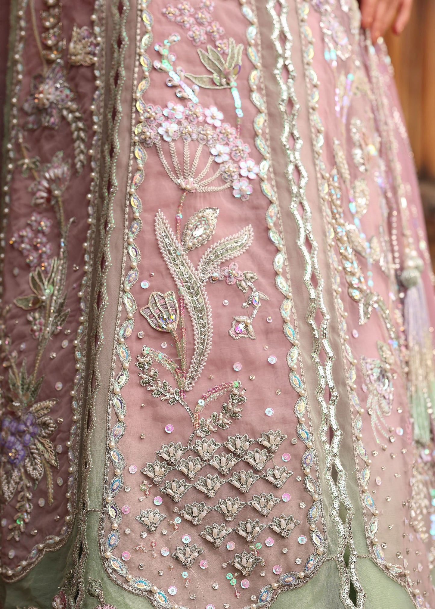 Crimson TILSAM Jhilmil Wedding stitched '26 stitched Pakistani designer outfit look 8