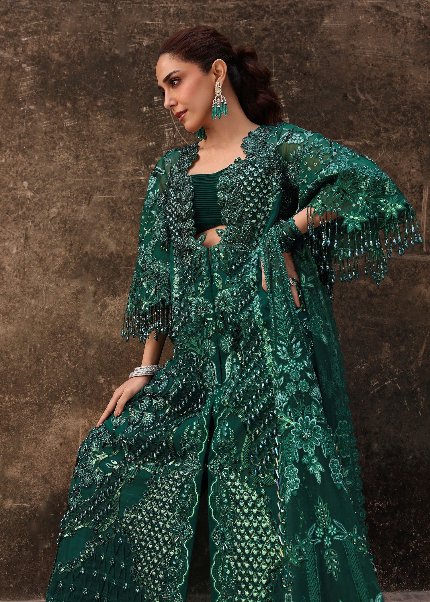Crimson ZAMARD Jhilmil Wedding Unstitched '26 Pakistani designer outfit look 8