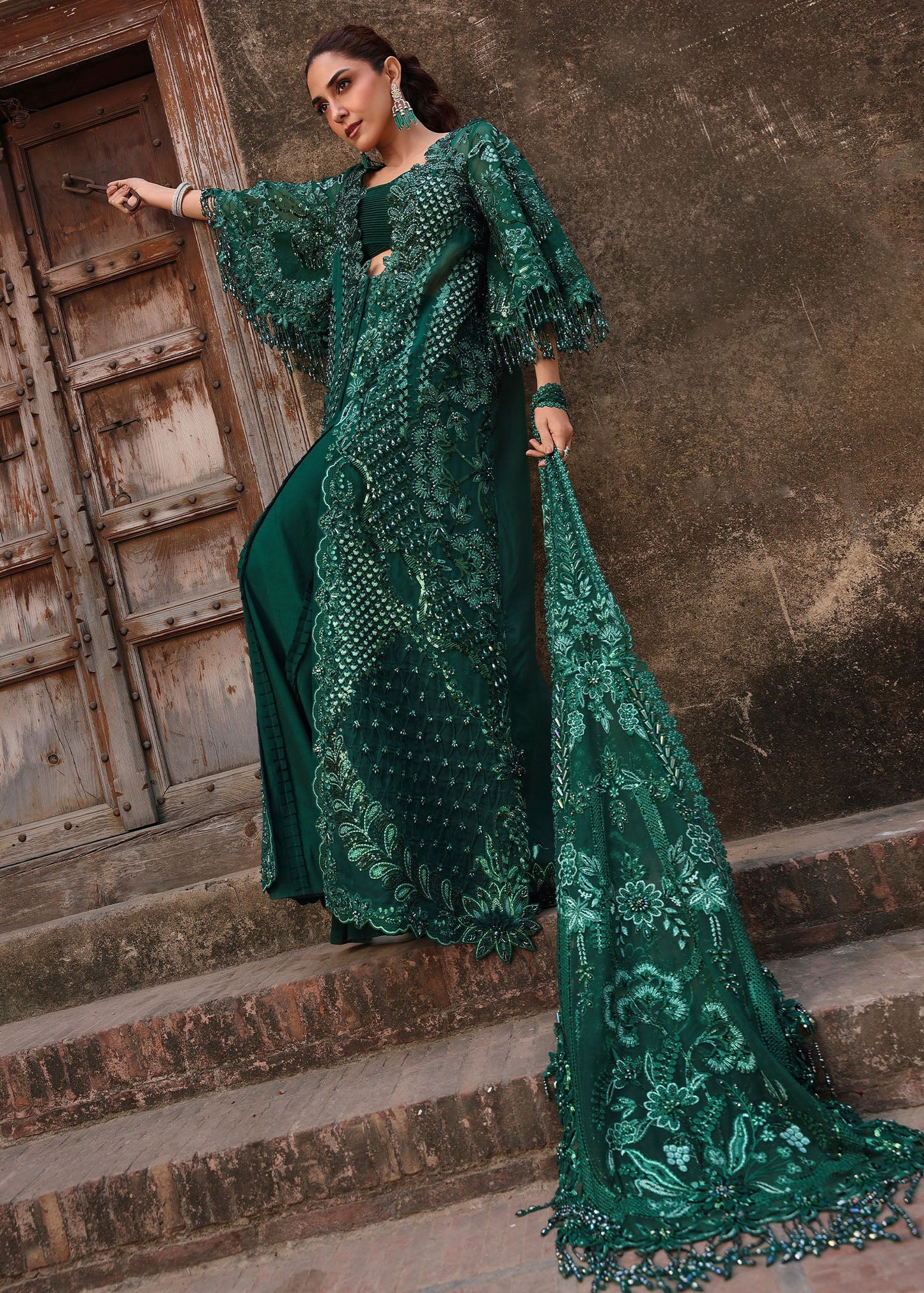 Crimson ZAMARD Jhilmil Wedding Unstitched '26 Pakistani designer outfit look 7