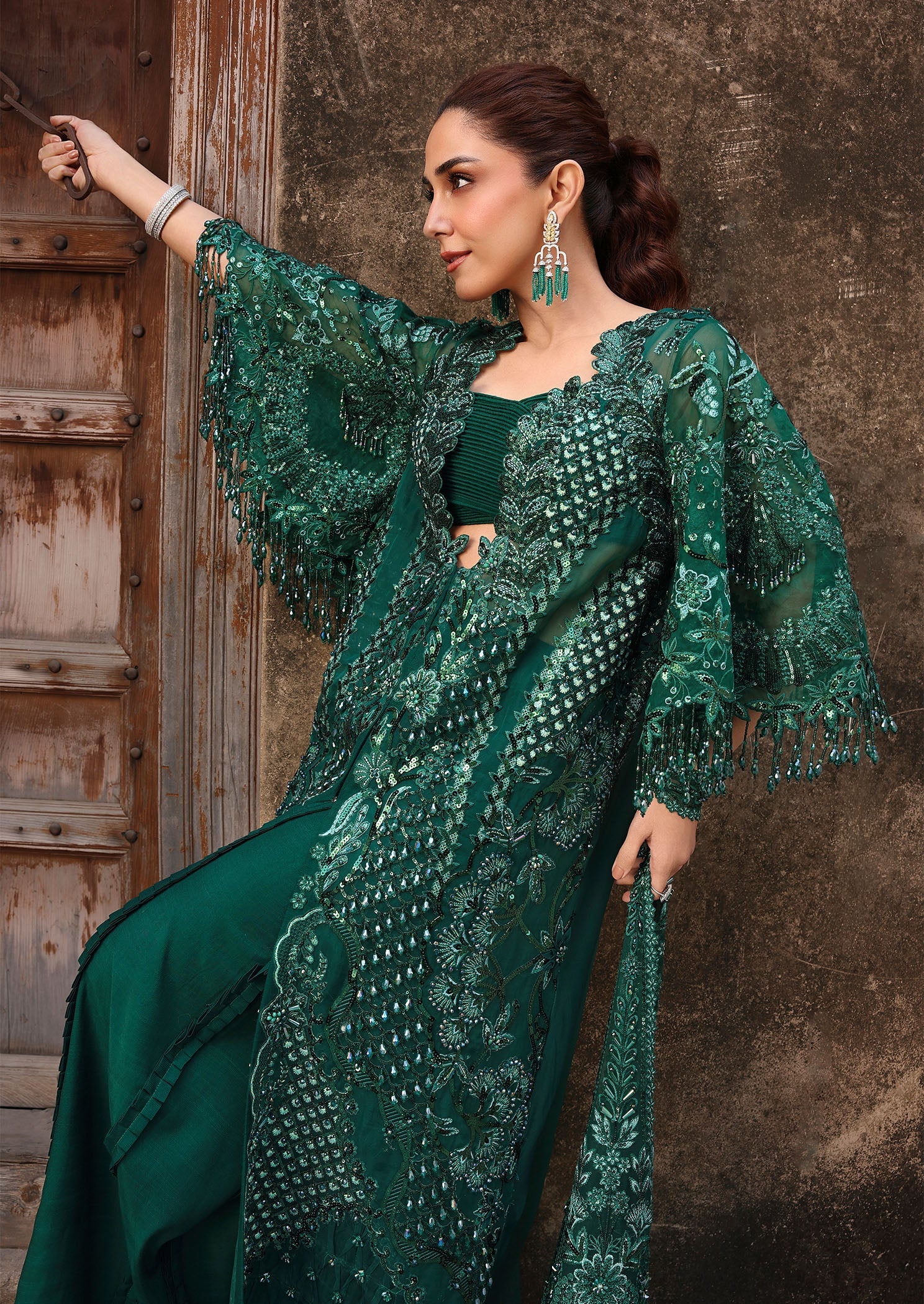 Crimson ZAMARD Jhilmil Wedding Unstitched '26 Pakistani designer outfit look 6