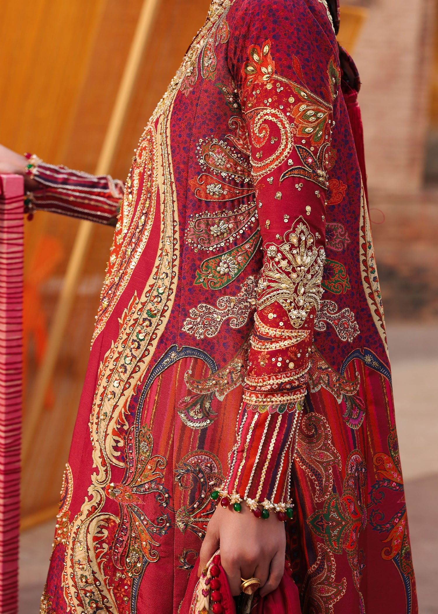 Crimson DAMINI Jhilmil Wedding Unstitched '26 Pakistani designer outfit look 5