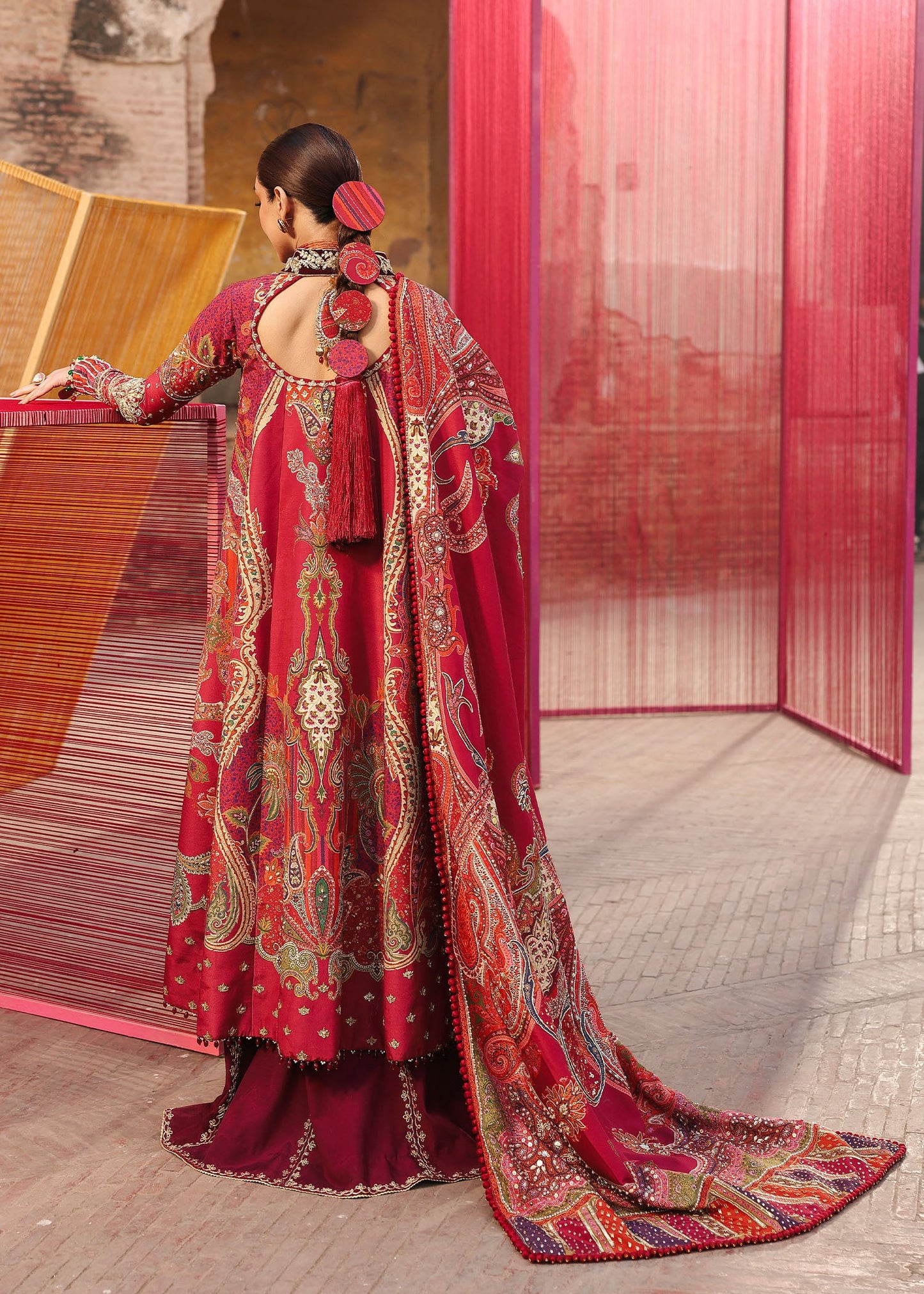 Crimson DAMINI Jhilmil Wedding Unstitched '26 Pakistani designer outfit look 8