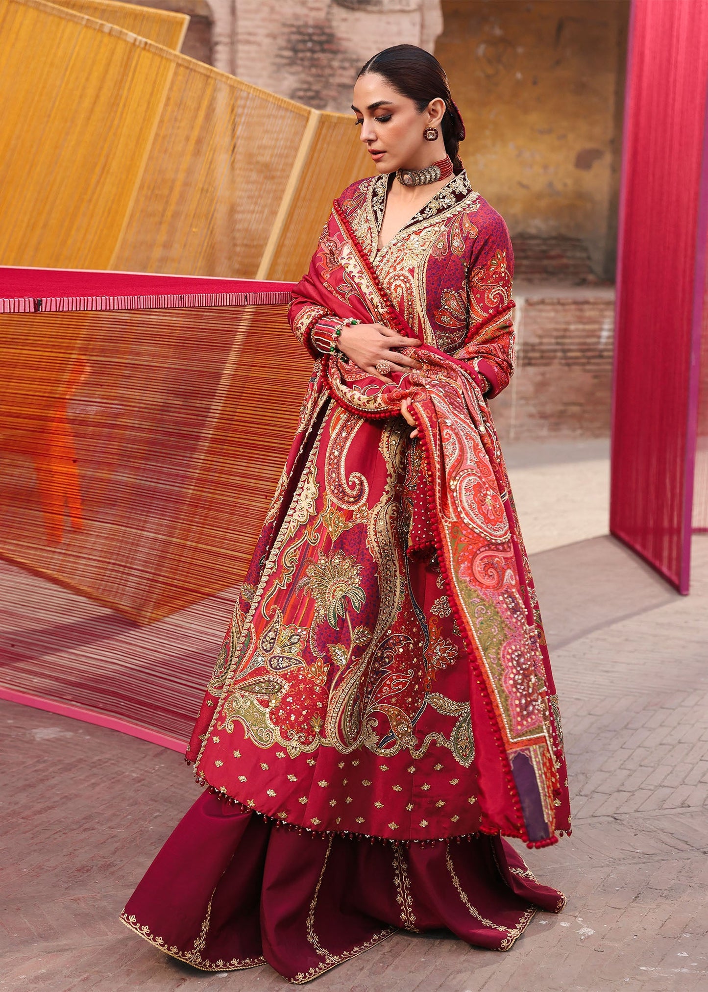 Crimson DAMINI Jhilmil Wedding Unstitched '26 Pakistani designer outfit look 7