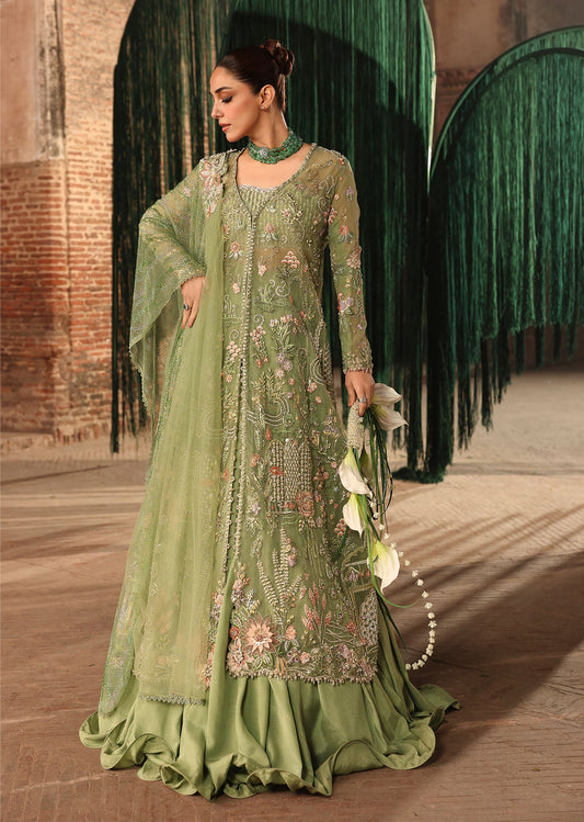 Crimson MATWALI Jhilmil Wedding stitched '26 stitched Pakistani designer outfit look 2