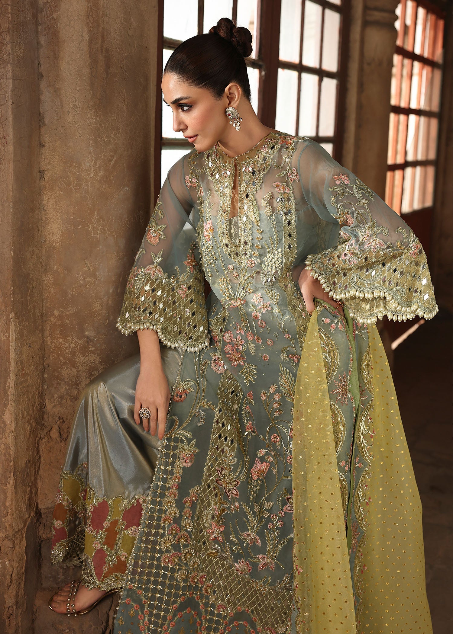 Crimson JHALAK Jhilmil Wedding Unstitched '26 Pakistani designer outfit look 6