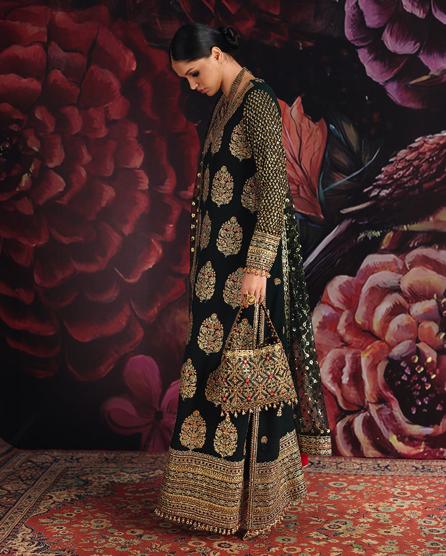 Roheenaz Crown Jewel Royale Eternel Chiffon Edit Pakistani designer outfit look 2