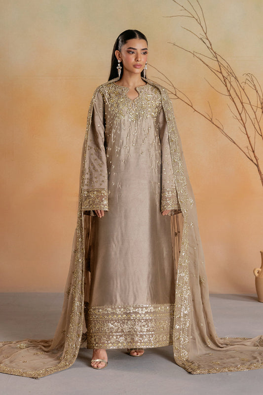 Emaan Adeel ODETTE Elara Sheesha Silk stitched Pakistani designer outfit look 2