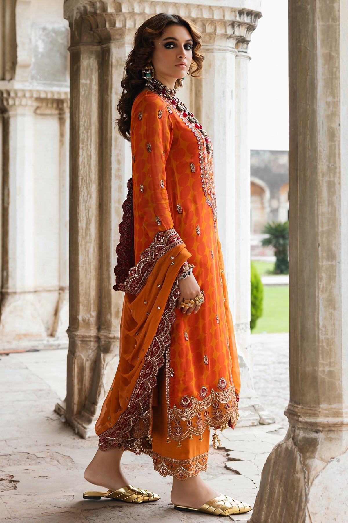 Embroidered Chiffon VSL5-11