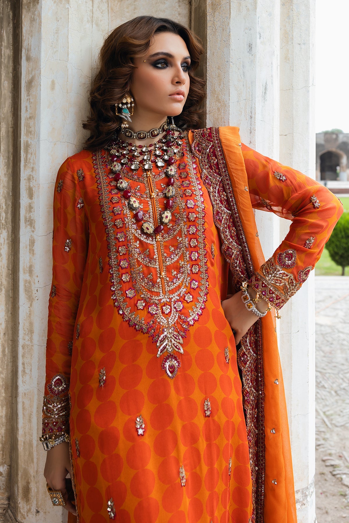 Embroidered Chiffon VSL5-11