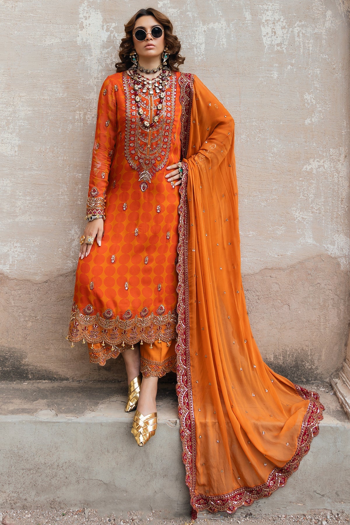 Embroidered Chiffon VSL5-11