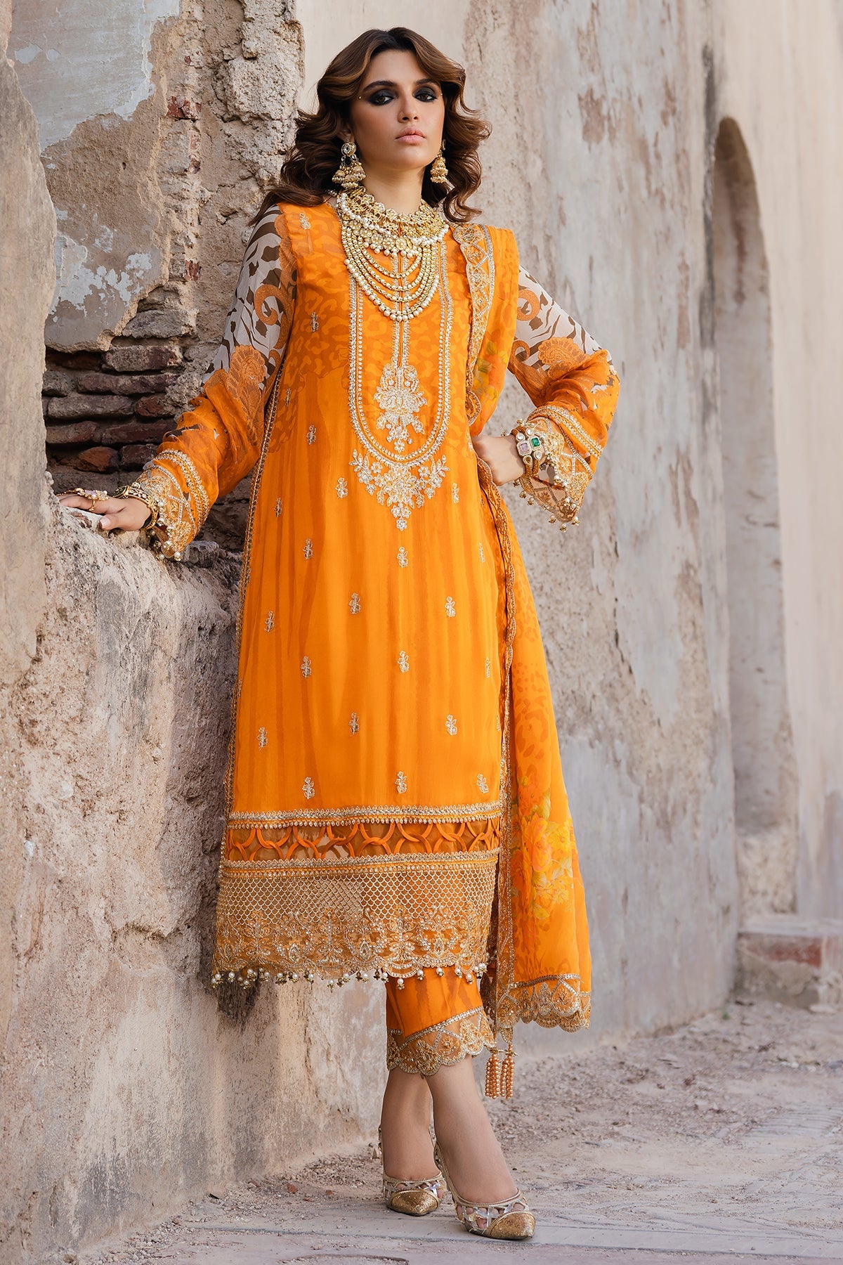 Embroidered Chiffon VSL5-14