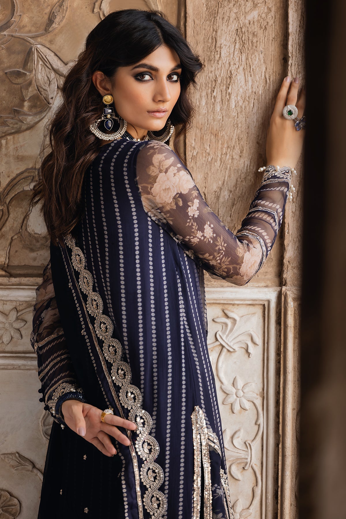 Embroidered Chiffon VSL5-15