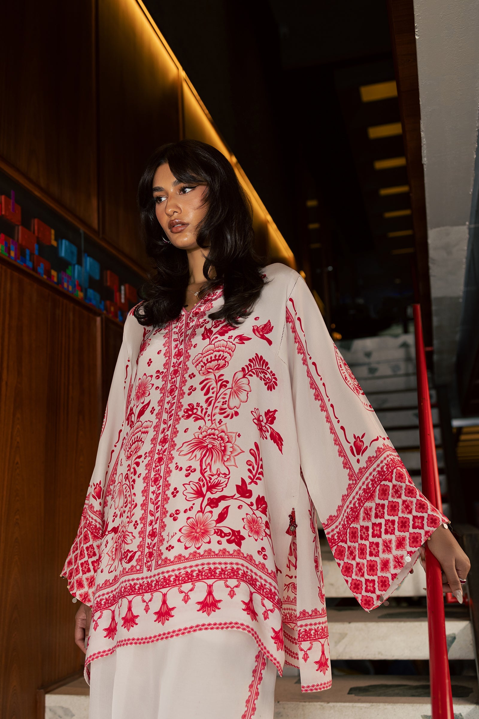Zaha LÉA (ZRW-21881) Silk Fall '26 Pret Pakistani designer outfit look 2