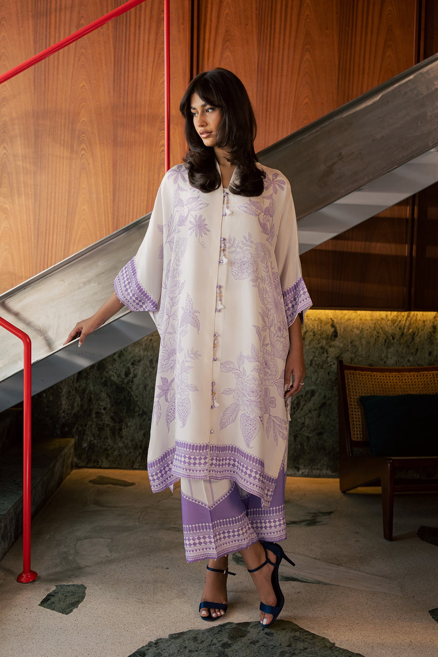 Zaha RHEA (ZRW-21878) Silk Fall '26 Pret Pakistani designer outfit look 1