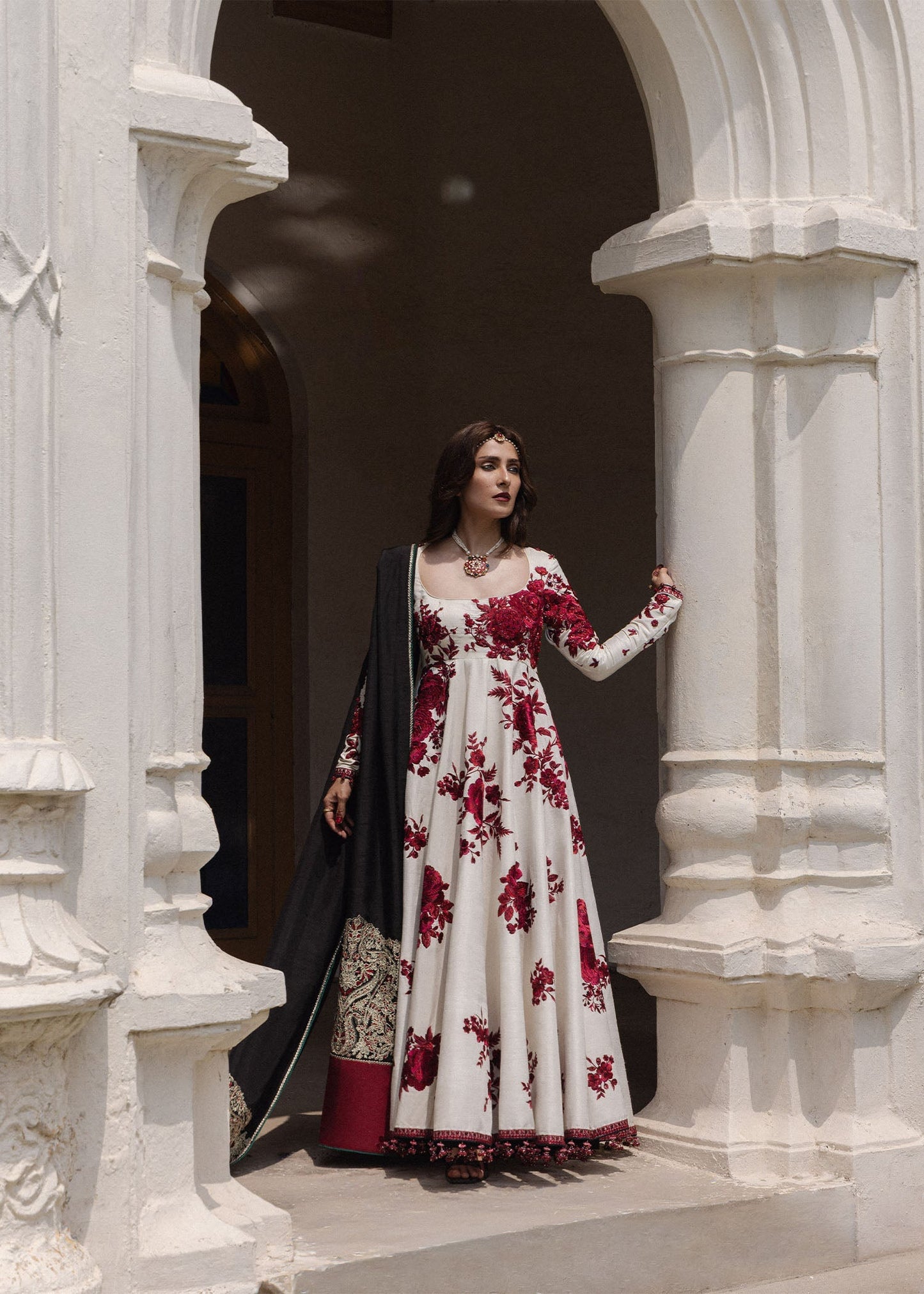 Hussain Rehar Gulnar The Doll House Festive Unstitched '26 Pakistani designer outfit look 1