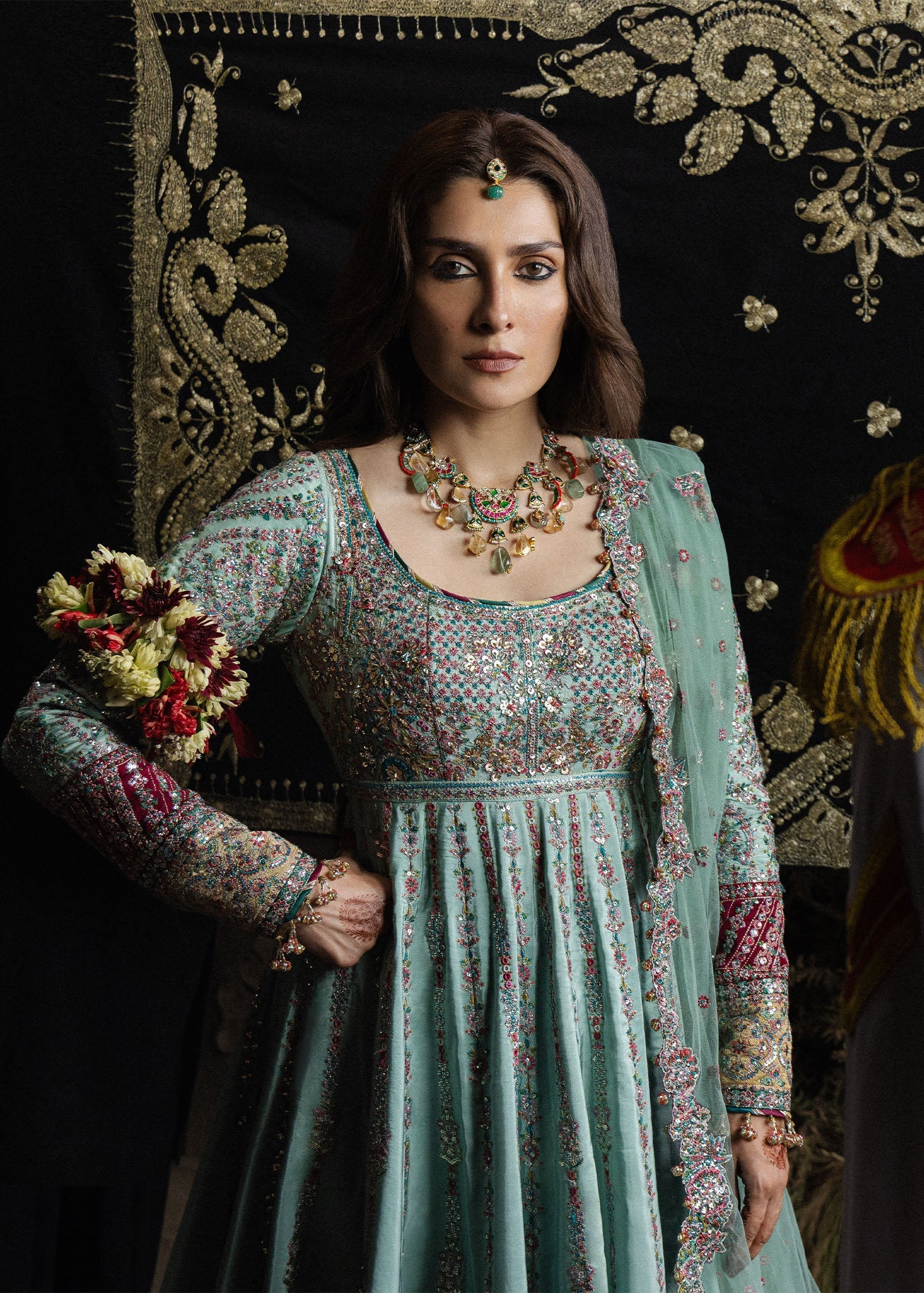 Hussain Rehar Zeenat The Doll House Festive Unstitched '26 Pakistani designer outfit look 2