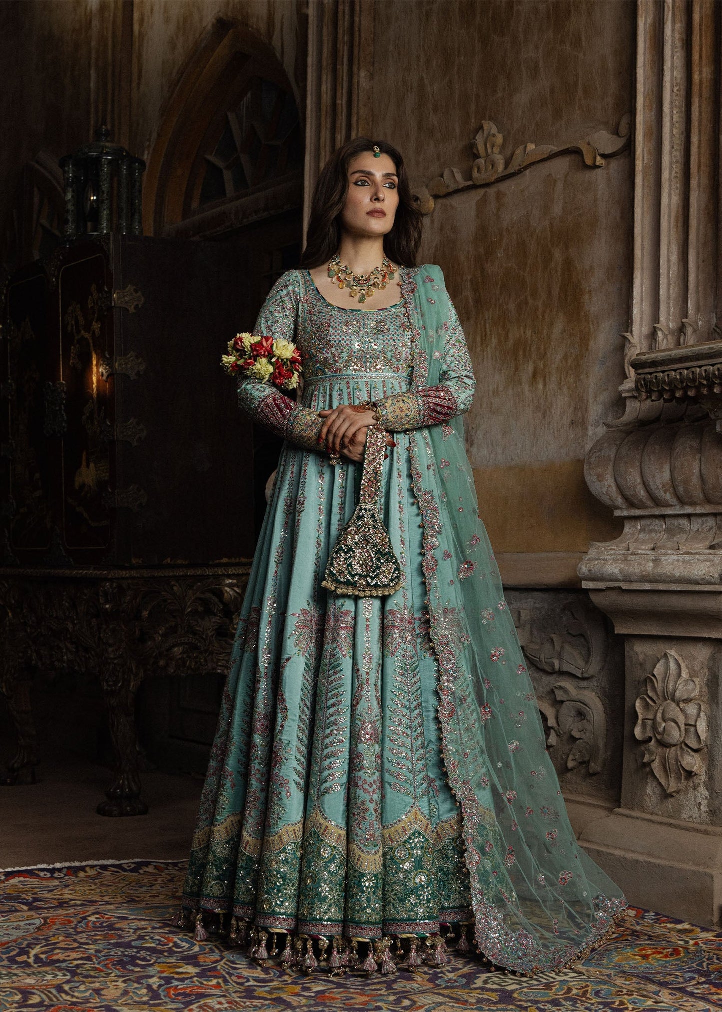 Hussain Rehar Zeenat The Doll House Festive Unstitched '26 Pakistani designer outfit look 3