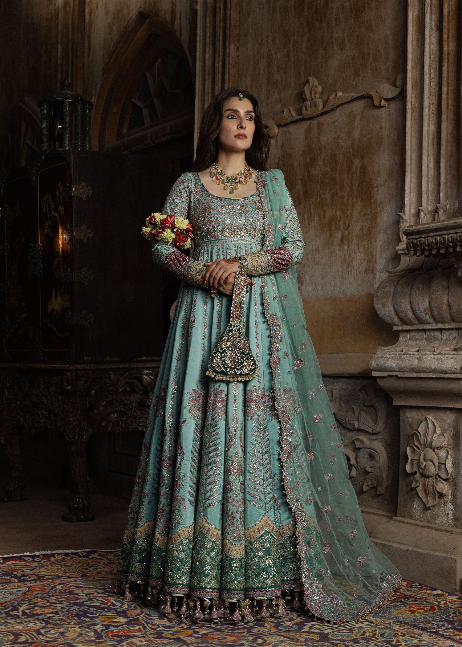Hussain Rehar Zeenat The Doll House Festive Unstitched '26 Pakistani designer outfit look 3