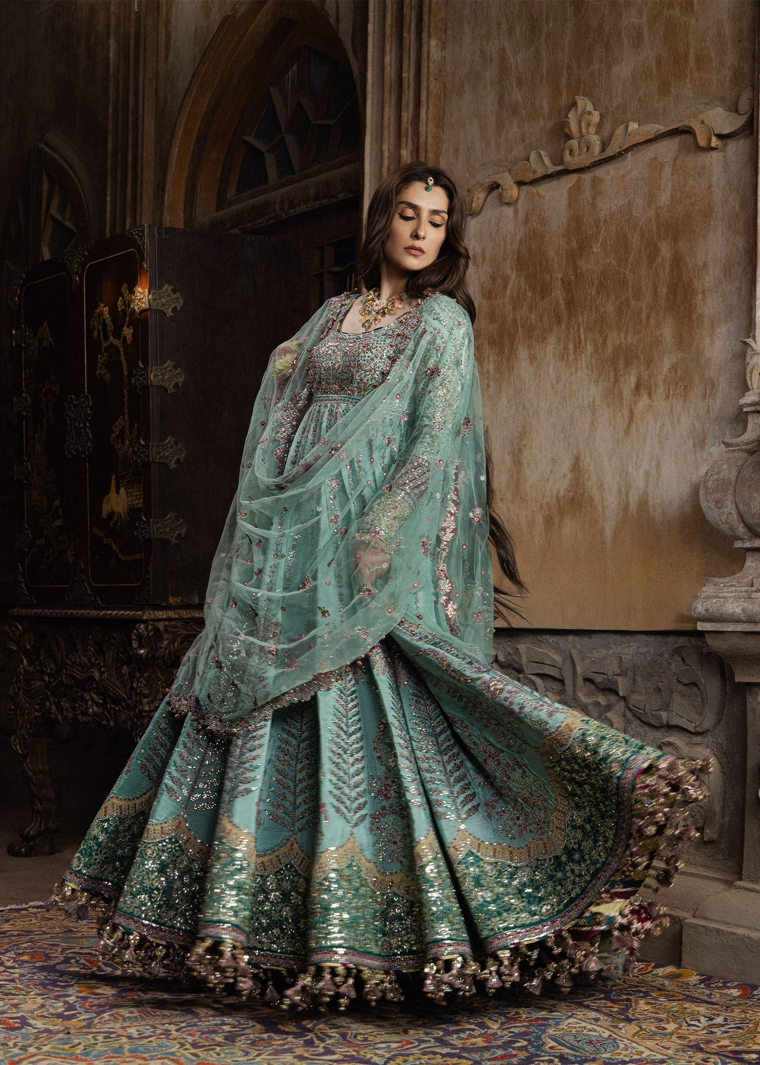 Hussain Rehar Zeenat The Doll House Festive Unstitched '26 Pakistani designer outfit look 5
