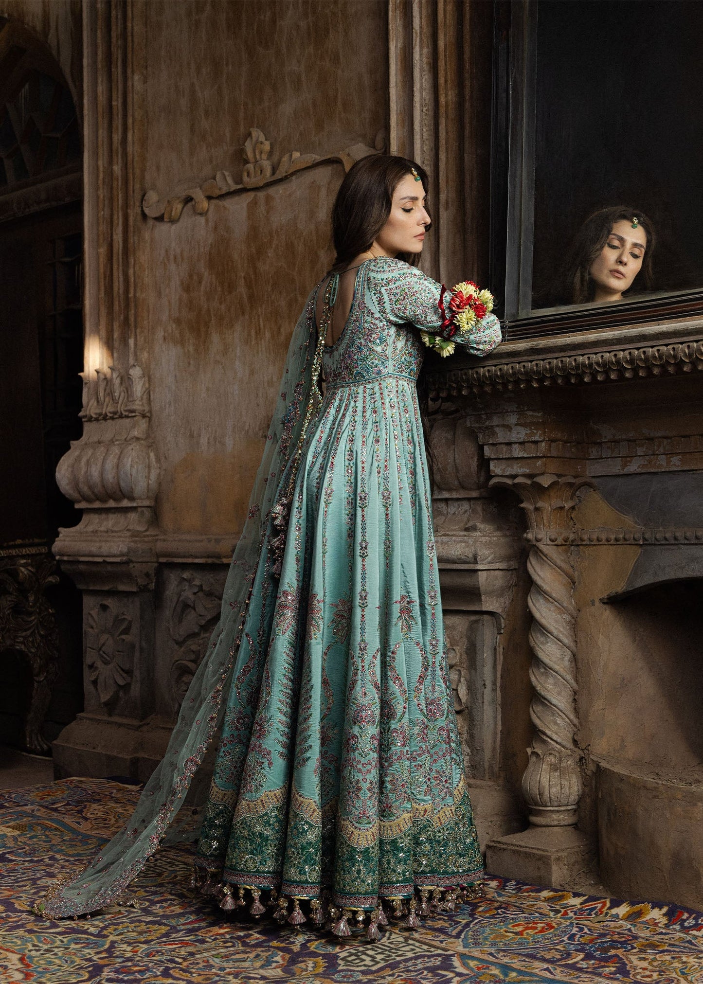 Hussain Rehar Zeenat The Doll House Festive Unstitched '26 Pakistani designer outfit look 6