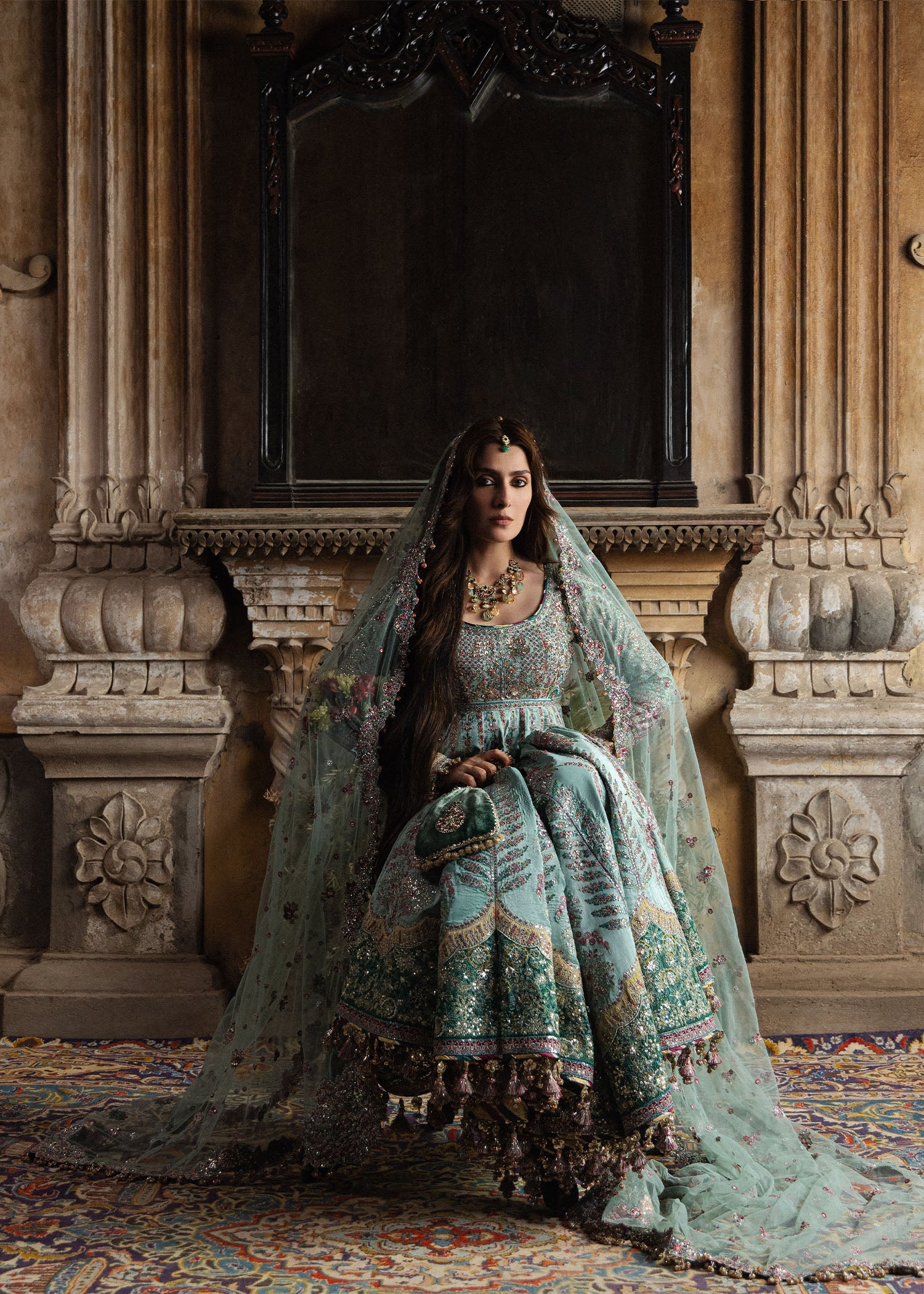 Hussain Rehar Zeenat The Doll House Festive Unstitched '26 Pakistani designer outfit look 8