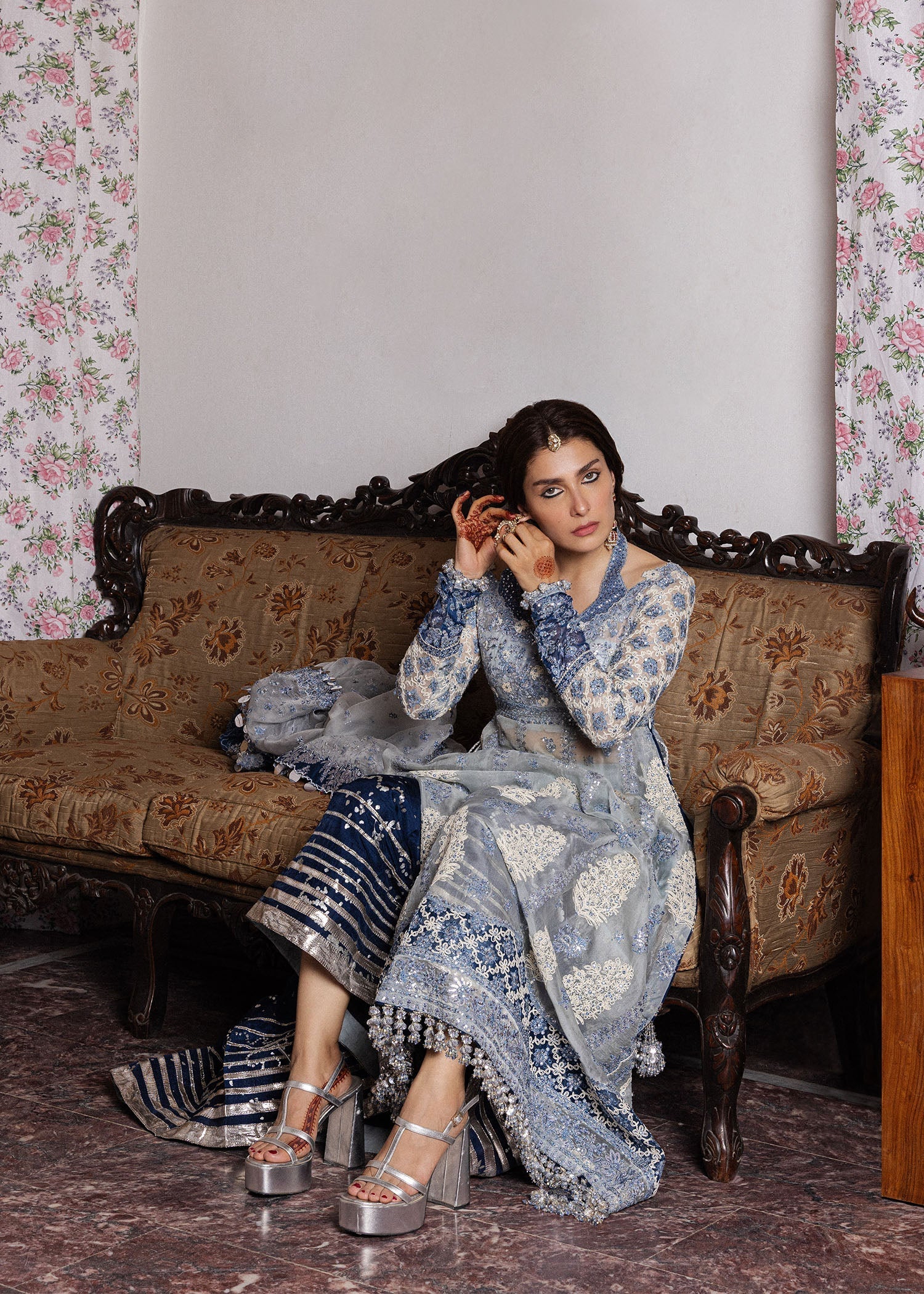 Hussain Rehar Mehtab The Doll House Festive Unstitched '26 Pakistani designer outfit look 4