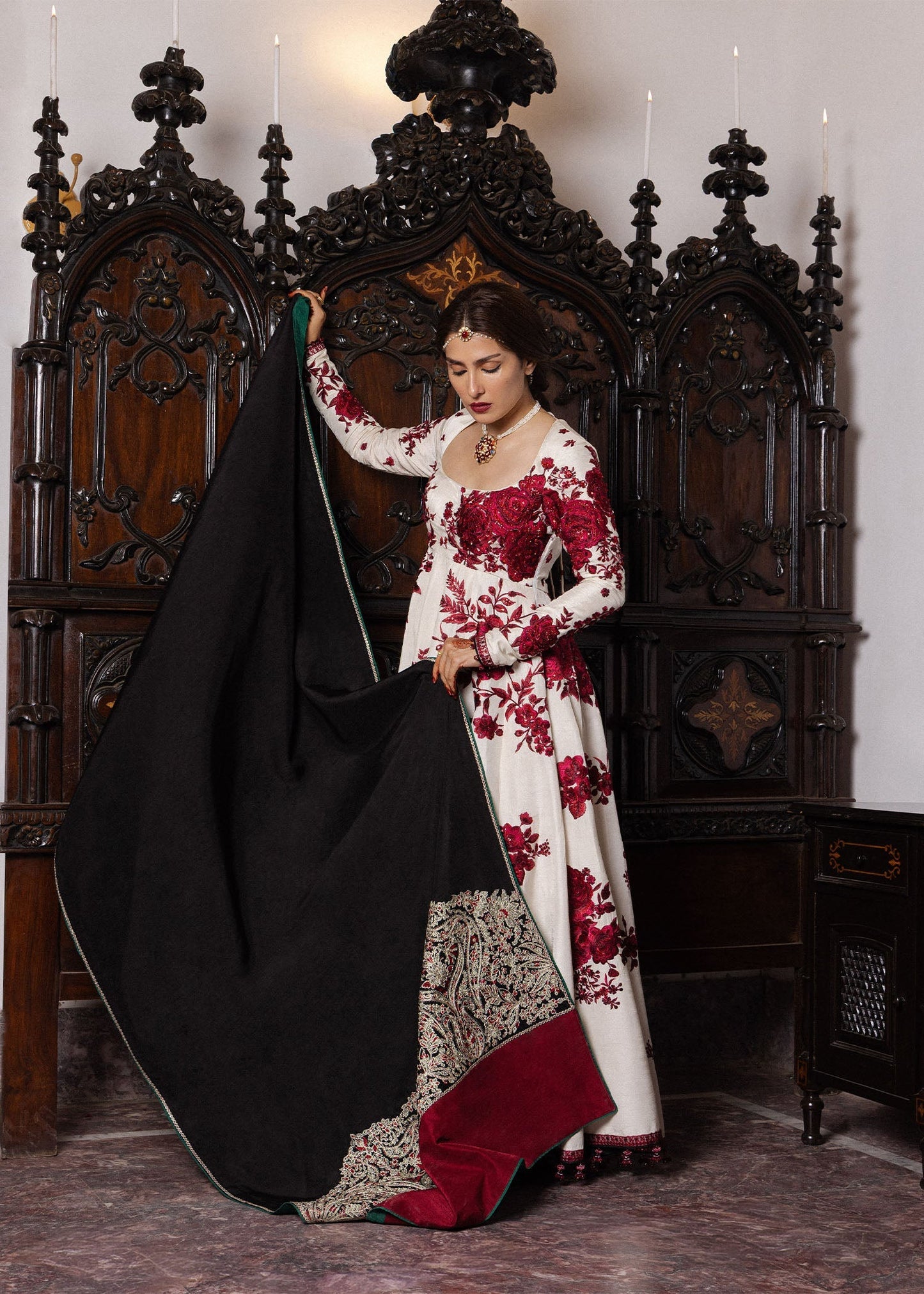 Hussain Rehar Gulnar The Doll House Festive Unstitched '26 Pakistani designer outfit look 3
