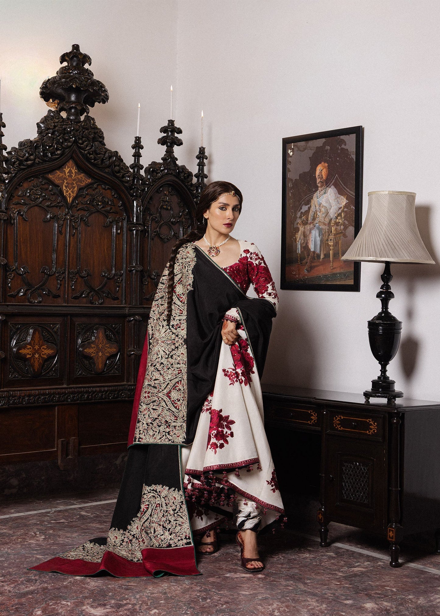 Hussain Rehar Gulnar The Doll House Festive Unstitched '26 Pakistani designer outfit look 4