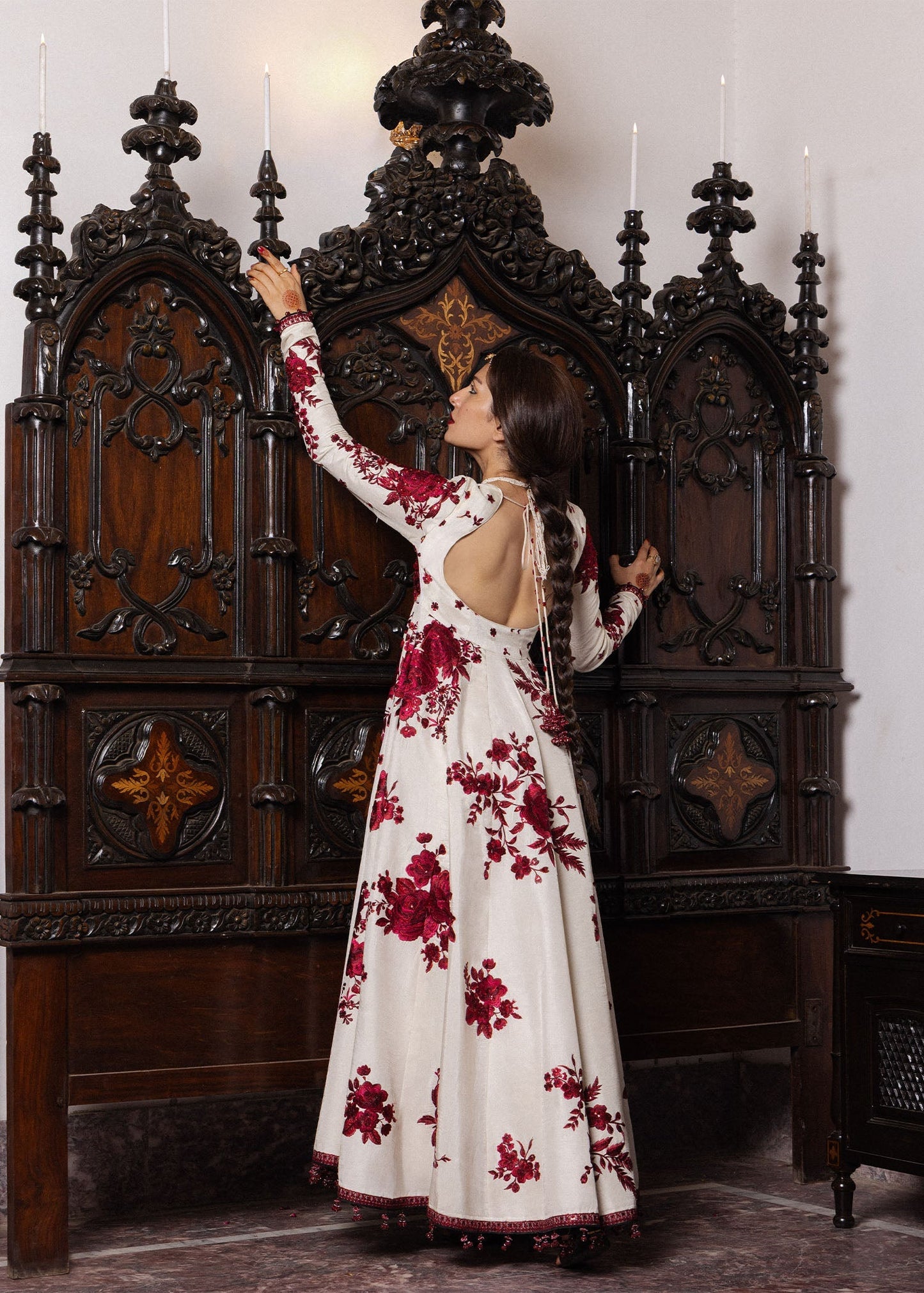 Hussain Rehar Gulnar The Doll House Festive Unstitched '26 Pakistani designer outfit look 5
