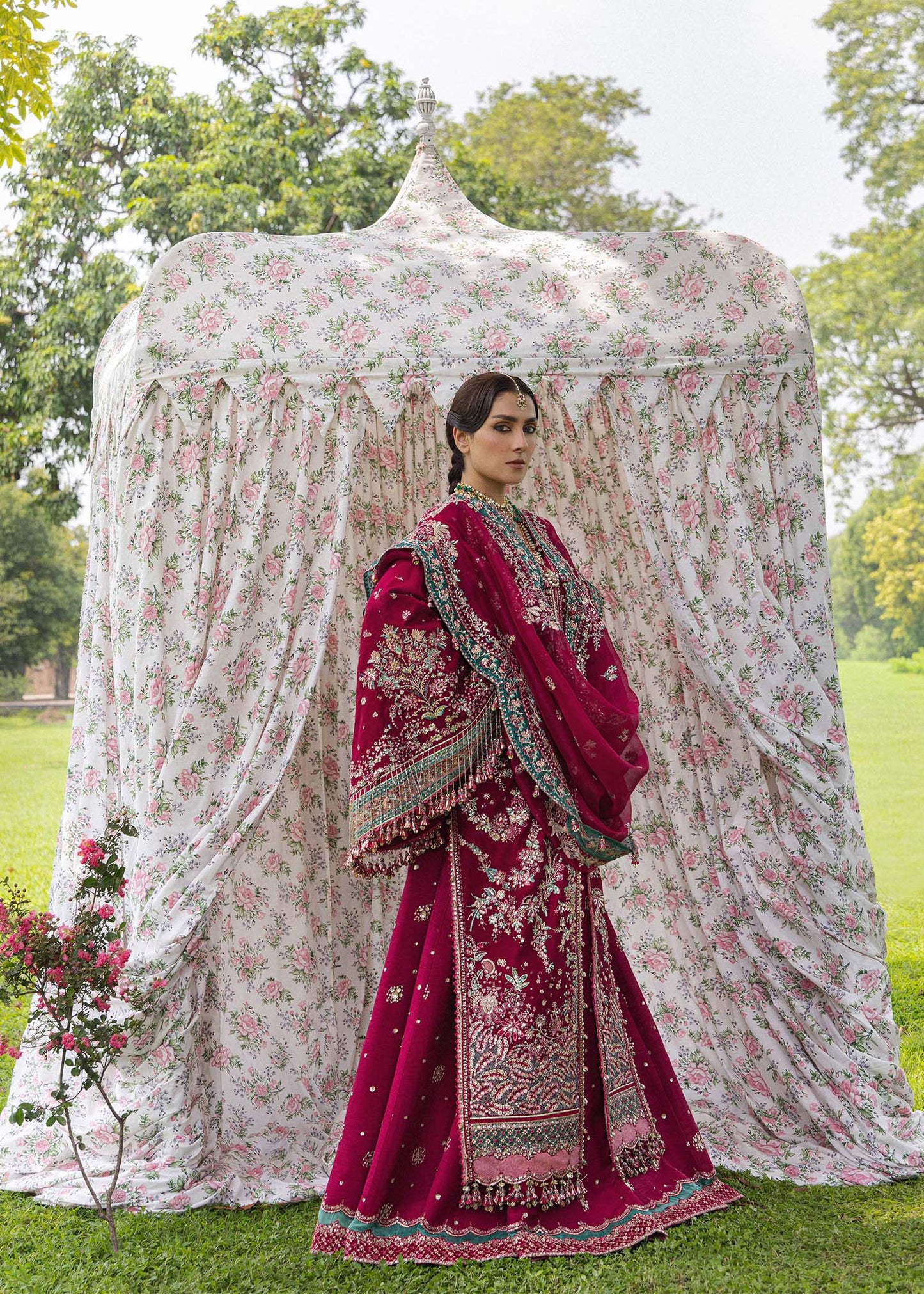 Hussain Rehar Sher Bano The Doll House Festive Unstitched '26 Pakistani designer outfit look 5