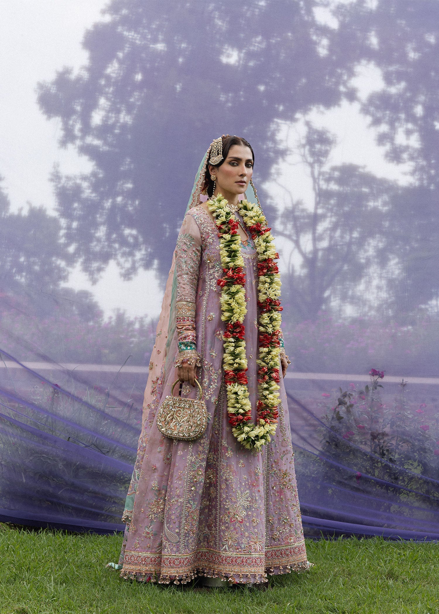 Hussain Rehar Gulrang The Doll House Festive Unstitched '26 Pakistani designer outfit look 4